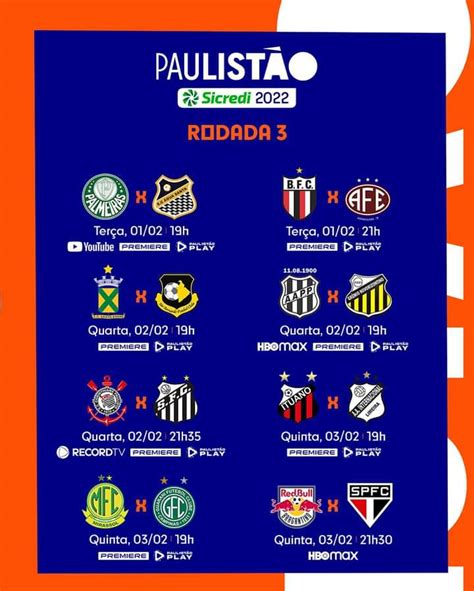tabela do paulista 2022